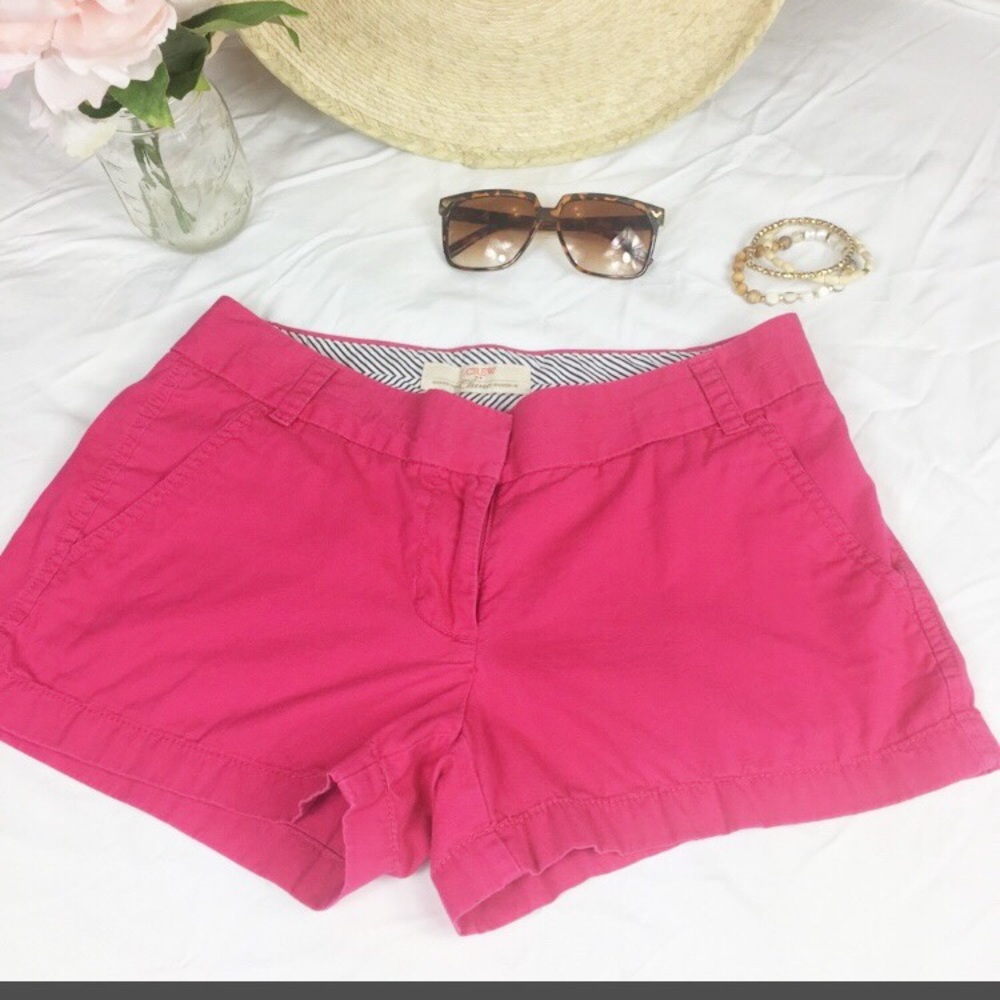 J. Crew 100% cotton chino broken In shorts